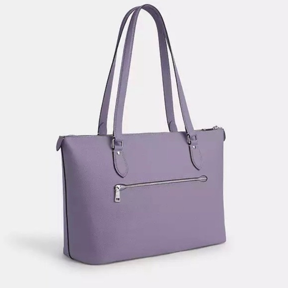 Coach Gallery Tote Bag & Matching Corner Zip Wristlet / NWOT / Violet - Picture 6 of 8